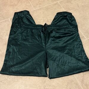 Forever 21 Teal Satin Trousers